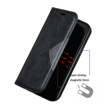 Pre iPhone SE 2020 Prípade Luxusný Magnetická Peňaženky Kryt Pre iPhone 11 Pro XS Max XR 6 6 7 8 Plus Prípadoch Flip Book Stojan Telefónu Shell