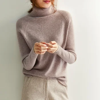 Dámske svetre 2019 sveter ženy turtleneck pulóver ženy pletený sveter nové cashmere sveter ženy zimné oblečenie pre ženy
