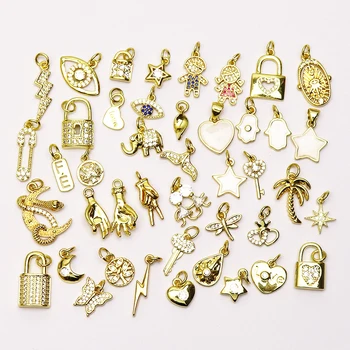 20 ks Mix tvar Šperky, Prívesky, Šperky príslušenstvo náhrdelník prívesky Charms pre ženy príslušenstvo prívesky korálky 8156