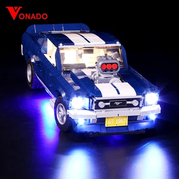 Led Svetlo Kompatibilný Pre Lego 10265 B Ford Mustang DIY osvetlenie tvorivé pretekárske Auto Stavebné Bloky, Hračky, Darčeky len svetlo