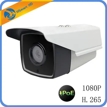 HD 2.0 MP Bezpečnostné CCTV 48V POE IP Kamera H. 264/265 Krytý Vonkajší P2P Onvif Dohľadu Bullet Buid-v-Mic IP Kamera Xmeye app