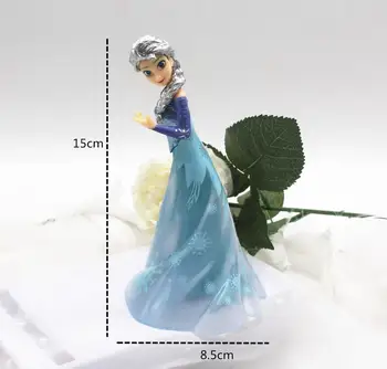 Veľká Veľkosť Mrazené Kráľovná Elsa & Anna obrázok Hračky, Bábiky Anime Bábiky Údaje Zberateľskú Model Cake Decoration Hračka pre Deti Darček k Narodeninám