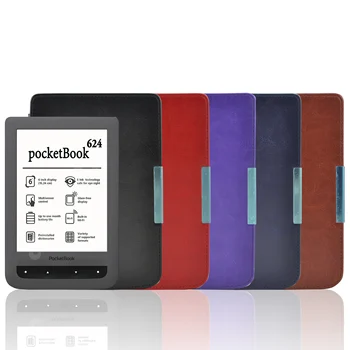 ICKOY Magnetické puzdro Smart pre Pocketbook 614/624/626/640 Auto Sleep/Wake Tablet prípade Príslušenstvo