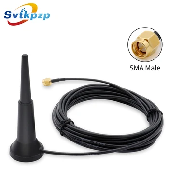 5dBi Nepremokavé Vonkajšie WIFI 2.4 ghz Anténa DIY Network Karty Bezdrôtového Signálu, Posilňovač 2.4 g Bluetooth Dual SMA Anténu 3M 5M Kábel