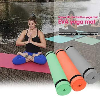 4 mm Cvičenia Jogy Pad Eva Hrubé Trvanlivé Yoga Mat Fitness Chuti Telocvični Cvičenie Podložky Non-slip Cvičenie, Fitness Podložka Fitness Nástroje
