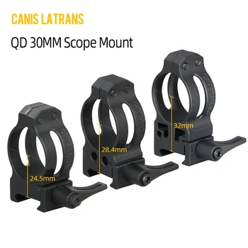Canis Latrans taktické airsoftové príslušenstvo Rýchlu demontáž puška odbory pripojí QD 30 mm rozsah dbajte na to, 21.2 mm koľajnice mount