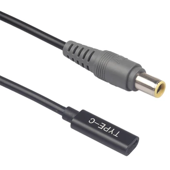 USB Typu C Ženské PD Nabíjací Kábel Kábel pre Lenovo Thinkpad X61S R61 T410 T420S T400 T430 SL400 E425 Notebook Napájanie Nabíjačky Prispôsobiť