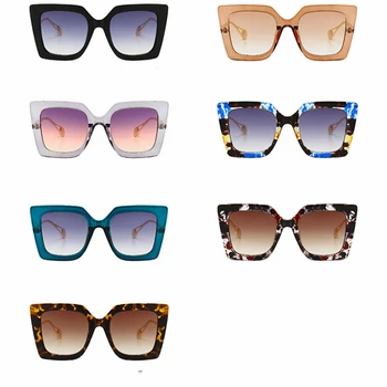 Klasické Modré Kvetované Okuliare Ženy, Luxusné Značky Dizajnér Pearl 2019 Cat Eye Slnečné Okuliare pre Ženy Dámy UV400
