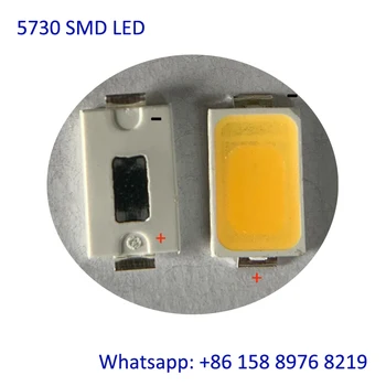 5730 R80 SMD LED Čip 5730 5630 Biela, 5000K 6000K 0,5 W Ultra Jasný Povrch 0,5 W Mount SMT Korálky LED Svetelných Diód (led Lampa