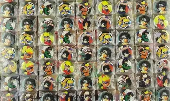 Nové 108pcs/set Cartoon Japonské anime Naruto Kolo Brošňa Tlačidlo Pin2.5 cm DIY Darček YZ-16