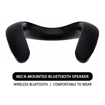 Krk-Zabudované Bluetooth Reproduktor Nové Ultra-Long Play Šatka V Tvare U S Uväzovaním Za Prenosné Bezdrôtové Stereo Hra