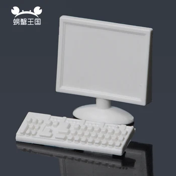 10pcs/lot 1:20 1:25 1:30 zmenšený model počítača s klávesnicou DIY stavebného piesku tabuľka materiál scény, dekorácie