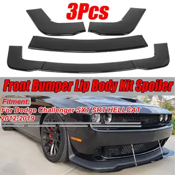 Nové Auto Predný Nárazník Pery Deflektor Pery Splitter Difúzor Telo Kit Spojler Kryt Pre Dodge Challenger SXT SRT HELLCAT 2012-2019