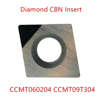 Pcd diamond cut nástrojov cnc vložiť ccmt060204 CCGT09t304 dcmt cbn mlyn hliníka kovové vonkajšie sústruženie nástroj na rezanie sústruh 1pc