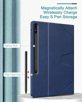 Prípad tabletu Samsung Galaxy Tab S7 Plus 2020,Slim Cover púzdro s Auto-Wake/Sleep & Multi-Uhol Stojan Pre S7 Plus 12.4
