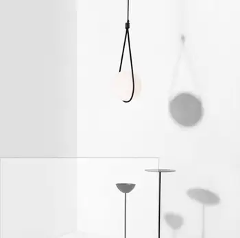 Nordic sklenenú guľu tienidlo prívesok osvetlenie pre nočný pokles lampa jedálenský stôl hanglamp Taliansko dizajnér svetlo pozastavenie svietidlo
