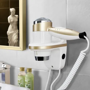 Vlasy DryersHotel kúpeľňa domácnosti stene visí sušič na vlasy elektrické NOVÉ