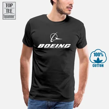 Boeing Logo Populárne Tagless Tee Tričko