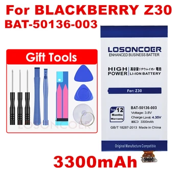 LOSONCOER 3300mAh BAT-50136-003 Batérie Pre BlackBerry Z30