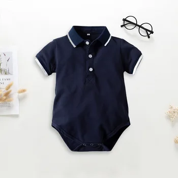 2020 lete chlapec vyhovovali tričko romper oblek dieťa chlapčeka bavlnené oblečenie málo gentleman šaty chlapec vyhovovali 0-2 rokov