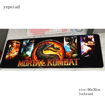 Mortal kombat podložka pod myš esports Počítač mat 900x300x3mm gaming mousepad veľké locrkand padmouse klávesnica hry pc gamer stôl