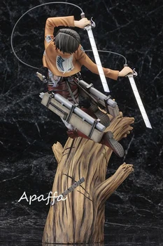 28 cm Anime Obrázok Hračky Útok na Titan Kotobukiya Levi Ackermana PVC Akcie Obrázok Hračky Model Kolekcie Bábika Darček