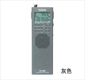 Pôvodné TECSUN PL-365 Mini Prenosné DSP ETM ATS FM-Stereo MW SW Svete Band Stereo Rádio PL365 Šedá farba