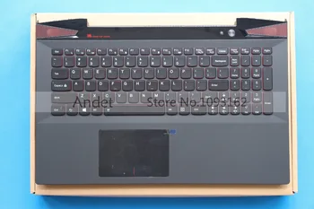 Nový, Originálny opierka Dlaní pre Lenovo IdeaPad Y50 Y50-70 vrchný Kryt NÁS Podsvietenia Klávesnice KB Rám TouchPad AP14R000A00