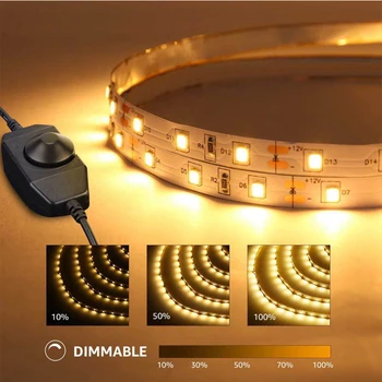 Dc12v smd 2835 jednofarebný LED pásy 60leds/m monochromatické svetlo radič 5m 10 m 20 m power kit vnútorné osvetlenie, dekorácie