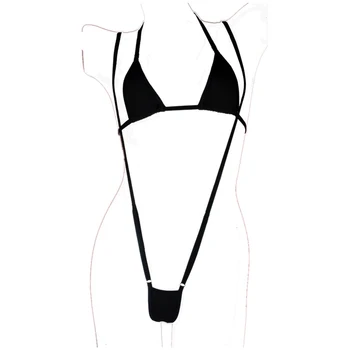 Ženy Hot Sexy Mini Micro Bikini Obväz Transparentné Malé Plavky BathingSuit Plaviek Erotické Spodné Prádlo, Spodná Bielizeň Nastaviť Odev