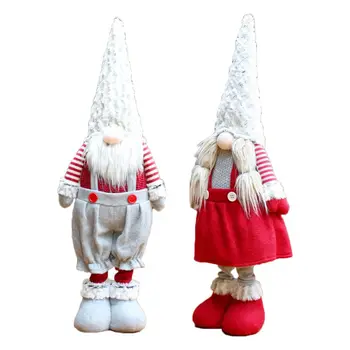 Ručne Vyrábané Vianočné Elf Dekorácie Zdvíhateľnej Stojí Švédska Gnome Tomte Bábika Dropshipping