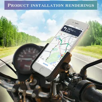 Univerzálne Hliníkové Zliatiny Bicykel, Motocykel Riadidlá Telefón Držiak na Stojan Mount Pre iPhone Xiao Samsung 4-6.4 palcový Mobilný Telefón
