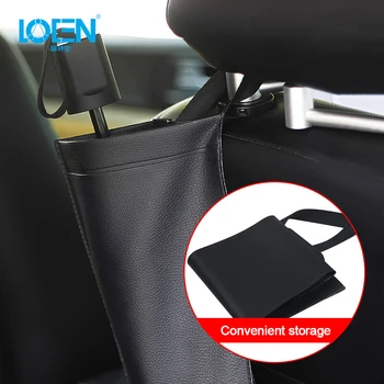 Nové 2019 koženka autosedačky visí dáždnik, držiteľ skladovanie taška vodotesný vak skladacie 60 cm*15.5 cm Univerzálny