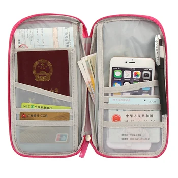 Cestovný Pas Kryt Multifunkčné Kreditnej Karty Balík, ID Držiteľa Skladovanie Organizátor Spojka Karty, Peňaženku, Tašku Z57