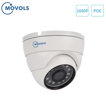 Movols 2MP POE IP Kamera, Vonkajšie Nepremokavé Doom bezpečnostné Kamery CCTV Bezpečnostný Dohľad ONVIF pre POE NVR Systém