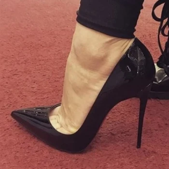 Červená spodnej časti vysokých podpätkoch 12 cm obuv pre ženy, základné čerpadlo 2020 black stiletto podpätky svadobné topánky nevesta