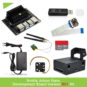 Nvidia Jetson Nano Developer Kit B01 Verzia Malé Výkonný Počítač pre AI Rozvoja+Puzdro+Napájací Adaptér/SD/Kamera/wifi