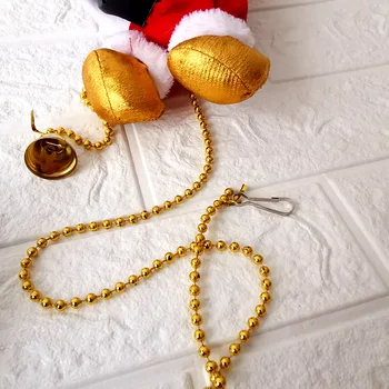 100 cm Horolezecké Lano Santa Claus, Vianočné Dekorácie Vonkajšie Padák Santa Claus Bábika Prívesok Nový Rok Dekor Ornament