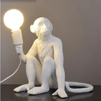 Nová osobnosť Nordic dizajn Opice Lampa Prívesok Svetlá tvorivé moderné svietidlo pre Štúdium Izba Led Svetlá lesk S Led Žiarovka E27