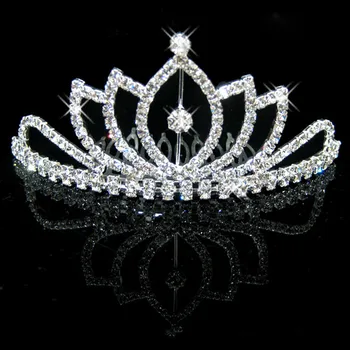 Módne Svadobné Nevesty šperky, Perly drahokamu crystal tiara vlasy, Hrebene koruny pre ženy, doplnky do vlasov