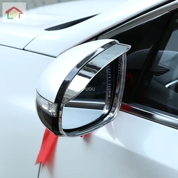 Pre Kia kx5 Sportage 2016 -2020 Auto zadné Spätné Bočné sklo Zrkadla výbava rám Dážď Štít Slnečná Clona Tieni obočie 2ks