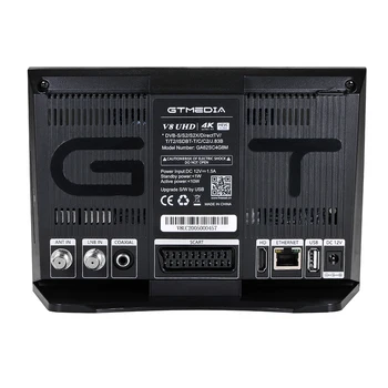 Gtmedia V8 UHD Satelitný Prijímač Vstavaný wifi DVB-S2/S2X DVB-T2, DVB-C ATSC-C Napájaný Gtmedia Podpora 4K H. 265