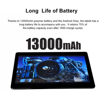 10 inch 8GB RAM, 128 GB ROM MT6799 Heliograf X30 Deca Core Android 8.0 Tablet PC 4G Telefón Hovor Wifi 1 920 x 1 200 OTG 13MP+5MP 10.1 Tablety