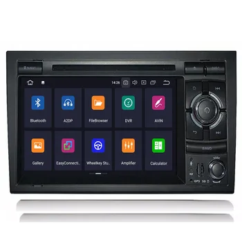 2020 Najnovšie 2Din Android 10 Auto DVD Prehrávač pre Audi A4 B8 B6 B7 S4 8E 8H 8F B9 Seat Exeo 2002-2008 GPS Rádiový Navigačný 4+ 64 GB
