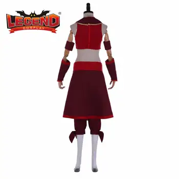 Avatar: The Last Airbender cosplay kostým Kyosho Bojovníkov Suki cosplay kostým jednotné šaty červené šaty fire nation kostým
