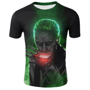 Nové Klaun Hot Predaj Wild 3D Vytlačené T-shirt pánske Klaun Horor Film Bežné Zábava T-shirt 2020 Letné Módy Krátky Rukáv