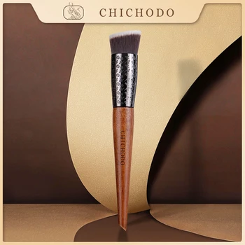 CHICHODO make-up Štetec-2021 Nové Amber Série Vyrezávané Trubice Syntetické Vlasy kvapaliny nadácie Kefa-BB cream Kozmetické pero-krása-F224