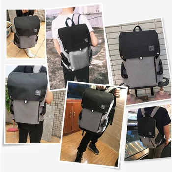 Bežné batoh mužov batoh módny trend mladých mužov cestovanie móda študent batoh jednoduché počítačové taška mochila
