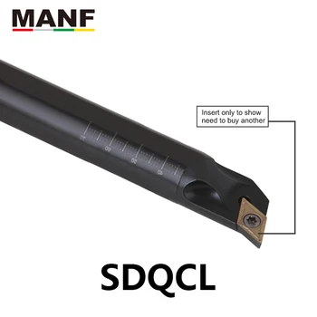 MANF 32mm S32T-SDQCR11 CNC Sústruženie Ocele otáčania nástroja sústruhu Frézy vŕtacie nástroje Malá Diera na Spracovanie Interných Vŕtacie Nástroje