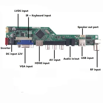 Držiak pre B173RW01 V3 Panel HDMI USB 1600X900 17.3